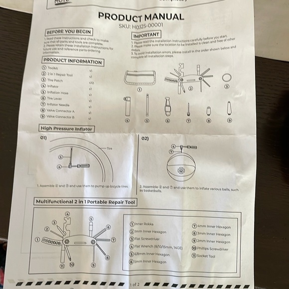 Bicycle Repair Kit NIB - Picture 5 of 7